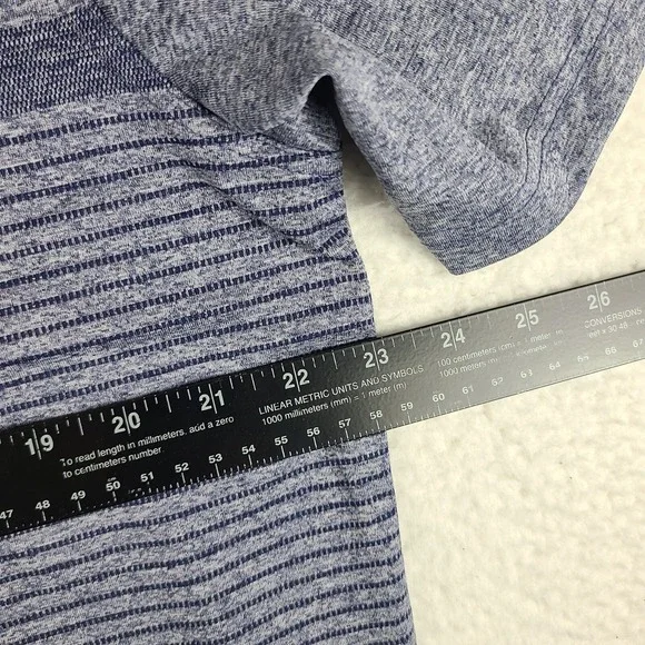 Bobby Jones Polo Shirt Mens Large Blue Striped Performance‎ Collection EC - Picture 6 of 13